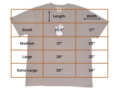 Here's Goosey Embroidered T shirt